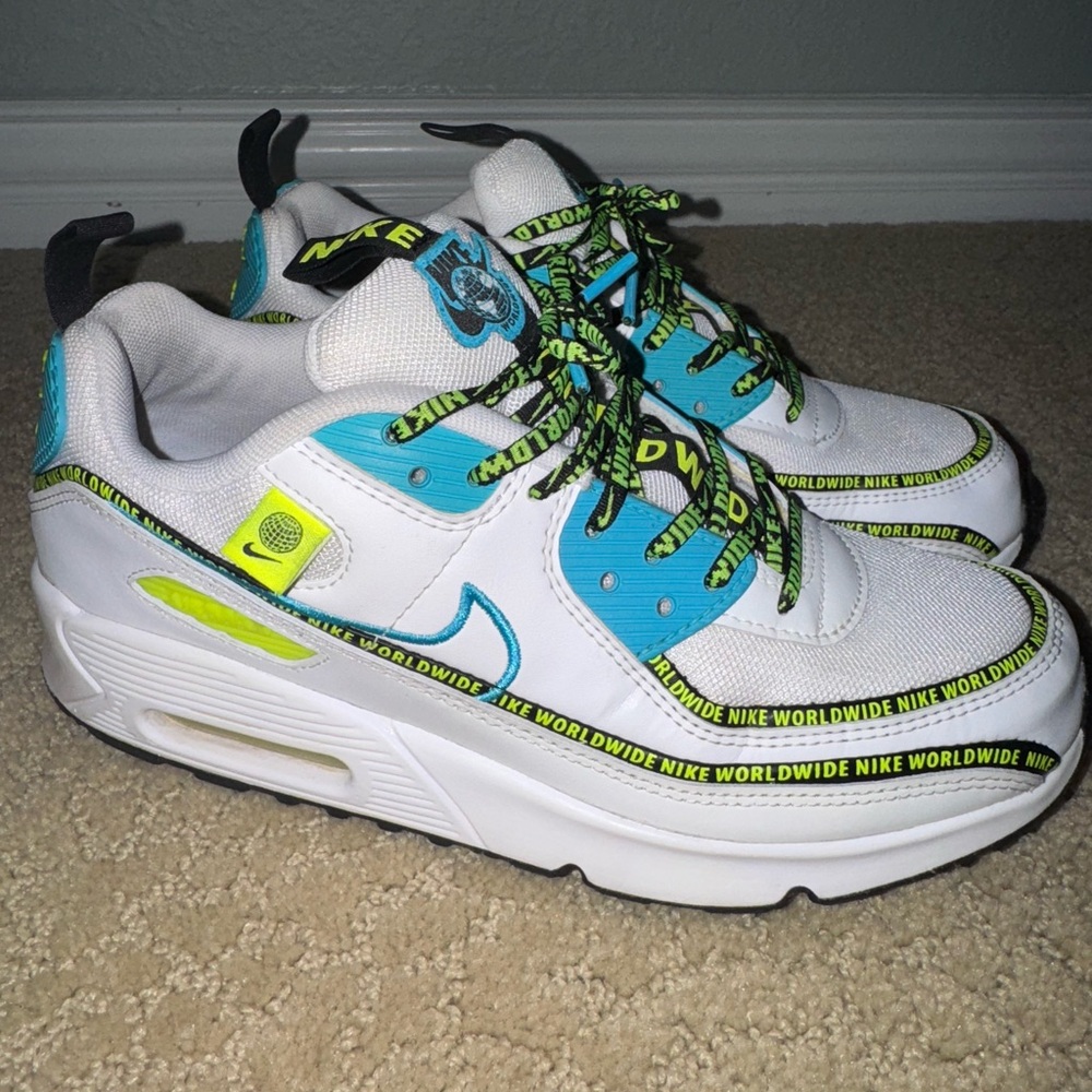 Nike Air Max 90 SE Worldwide Pack Blue Fury Volt (GS)